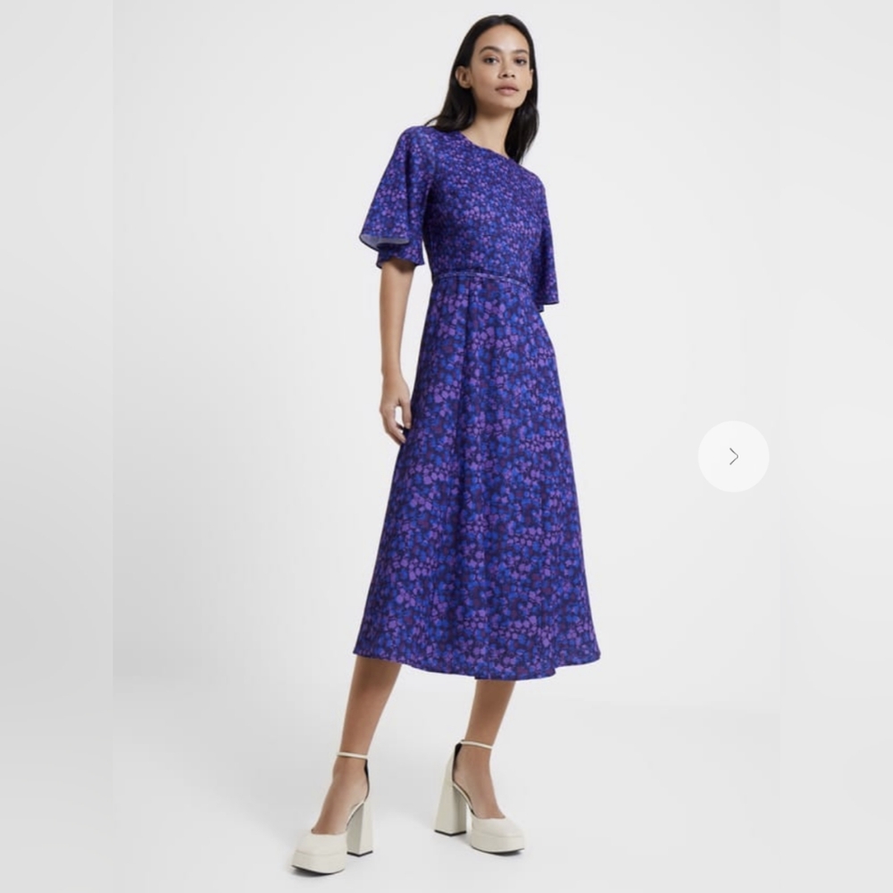 French Connection Bethany Verona Midi Dress